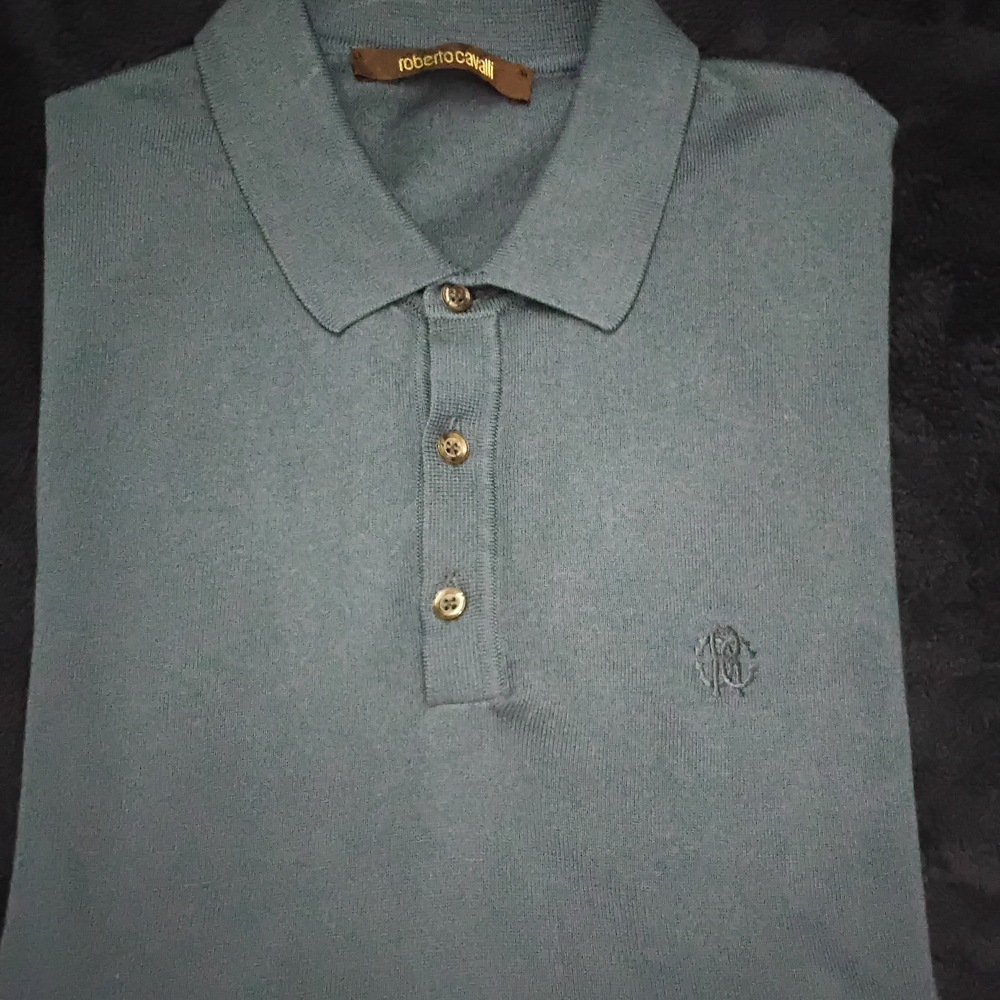 Roberto Cavalli Polo in Rich Teal